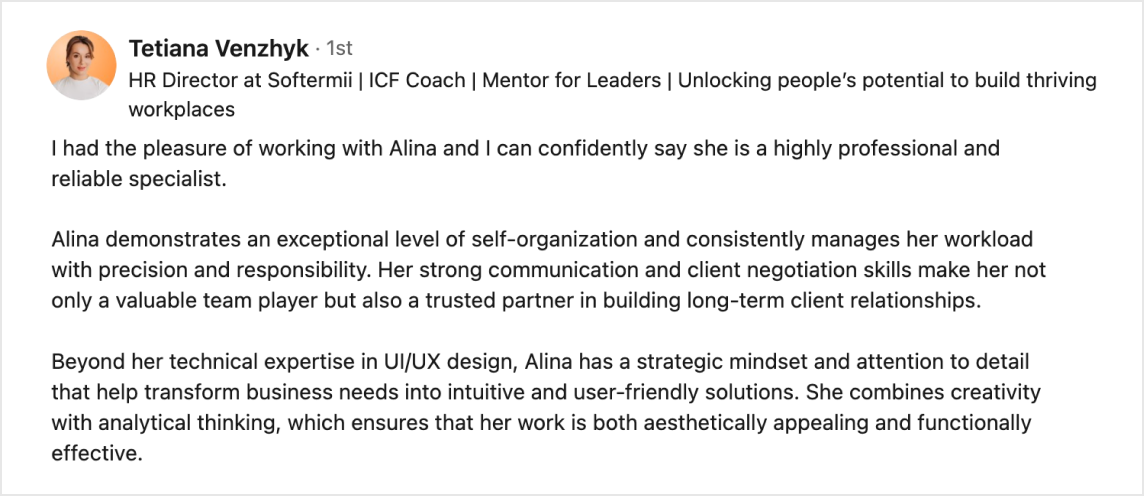 Review from collaborator